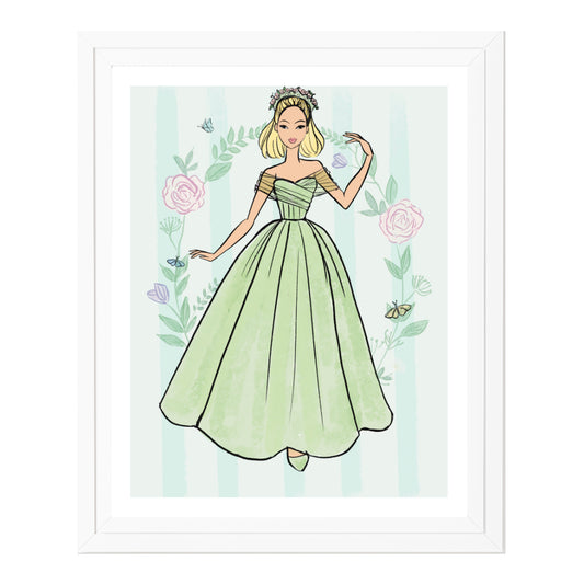 Chiffon Escape (Butterfly Garden) - Fashion Print