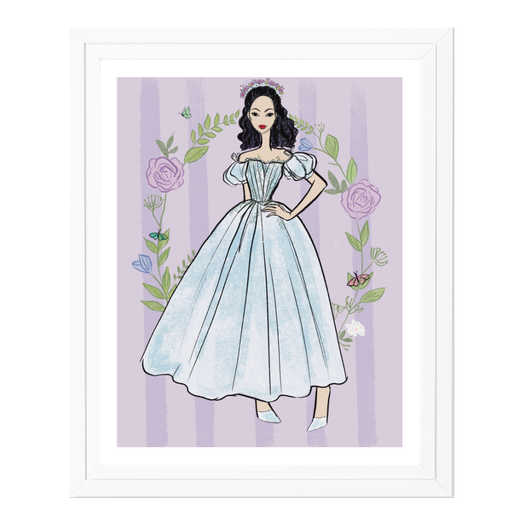 Lily Skies Dress (Butterfly Garden)-Fashion Print – Splendorous Strokes