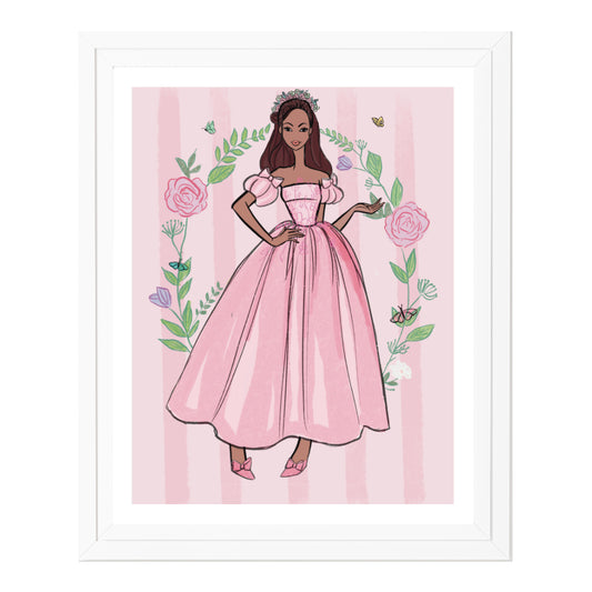 Bow Dress (Butterfly Garden) -Fashion Print