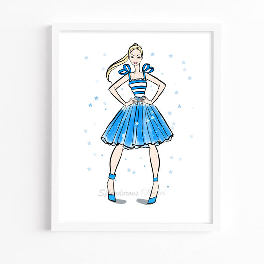 Star Bright - Fashion Print