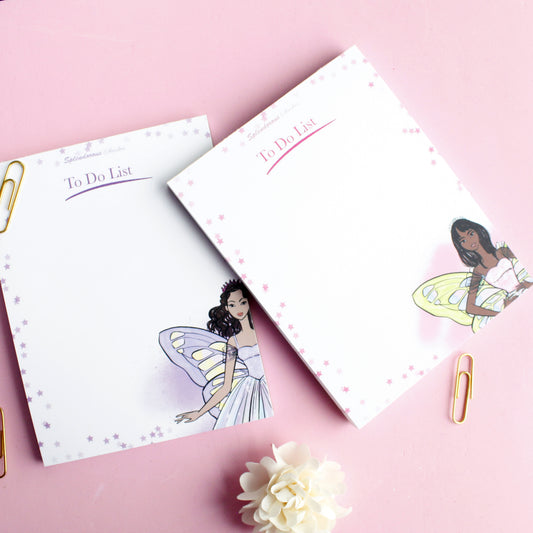 Whimsical Whimsy- Butterfly Notepad (lavendar)