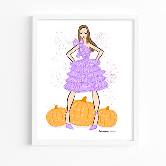 Pumpkin Frills - Fashion Print