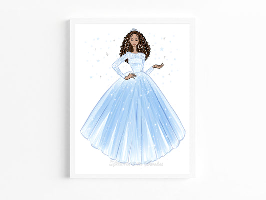 Kingdom Dreams - Shimmering Stars (Ice Blue)