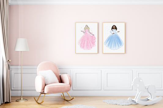 Kingdom Dreams - Shimmering Stars (Ice Blue)