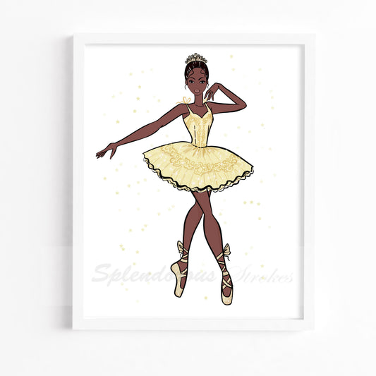 Sugar Plum Princess - Ballet Fashion Print