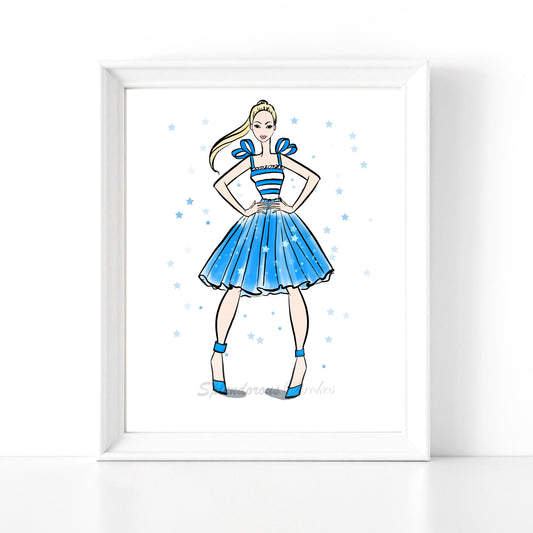 Star Bright - Fashion Print