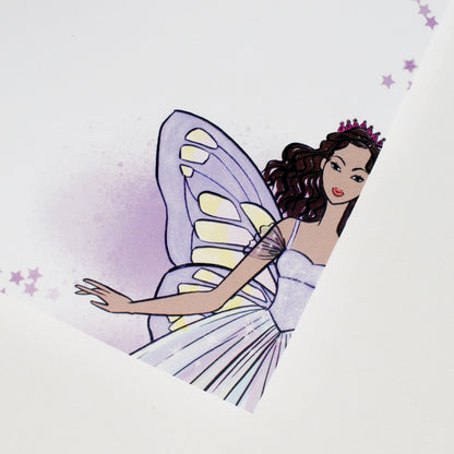 Whimsical Whimsy- Butterfly Notepad (lavendar)