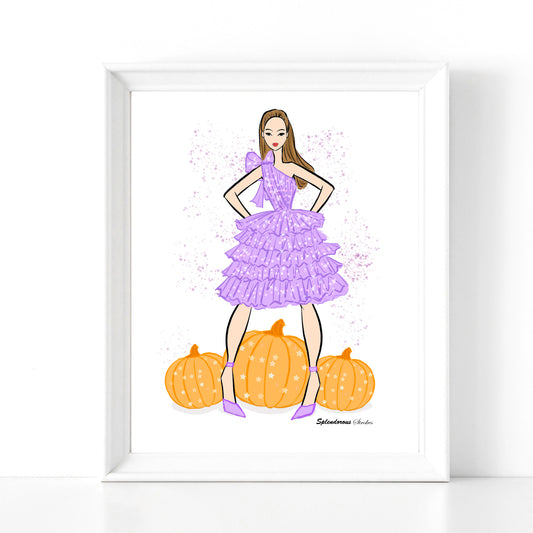 Pumpkin Frills - Fashion Print