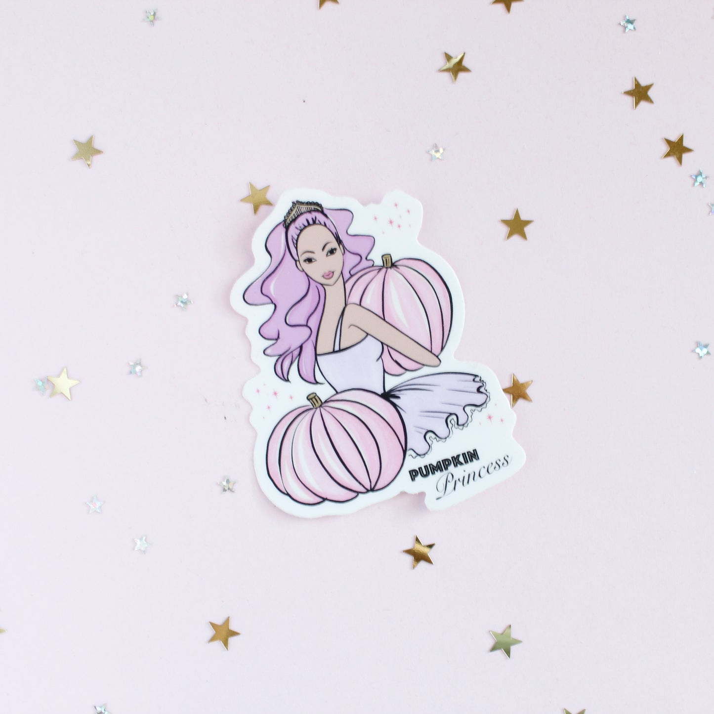 Pumpkin Princess (Die Cut) Sticker