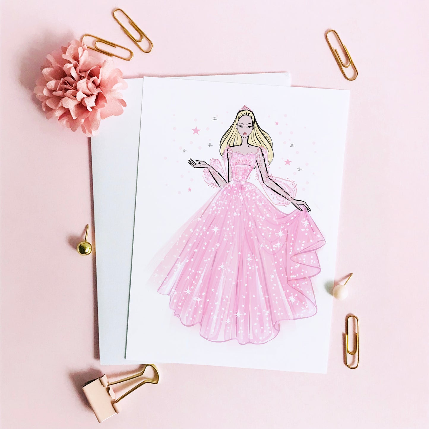 Greeting Card Collection- "Kingdom Dreams" (Cloud Pink)