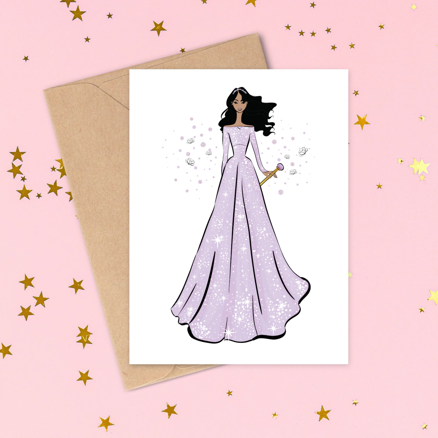 "Princess Couture B-Day" Greeting Card Collection- "Reign"