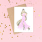 "Princess Couture B-Day" Greeting Card Collection- "Fairytale Princess"