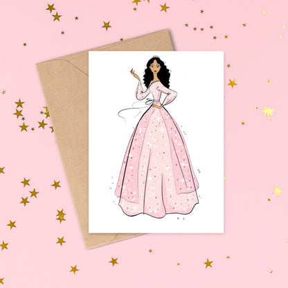 "Princess Couture B-Day" Greeting Card Collection- "Tiara Me"